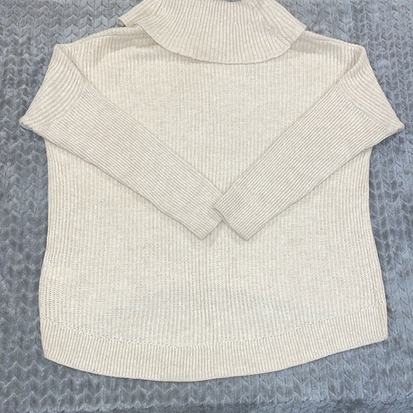 Lucky Brand Cowl Neck Cotton/Wool Blend Sweater.  Size XL. - Picture 6 of 6